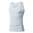 thumbnail image 1 of WMTBSRSW Men's Athletic Compression Shirts Quick Dry Sleeveless Workout Tank Top Seamless Sports Base Layer Shirt for Running Basketball, 1 of 2
