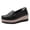 Black, variant on Mevxay Women's Fashion Casual Soft-Soled Solid Color Versatile Moccasins Shallow Mouth Breathable Flat Shoes Beige Size 6