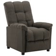 thumbnail image 2 of vidaXL Fauteuil Inclinable Électrique Tissu Taupe, 2 of 5