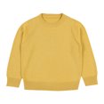 thumbnail image 1 of RXIRUCGD Boys And Girls Solid Color Sweater Pullover Knitted Sweater Candy Base Sweater( Gold, Size:7-8 Years ), 1 of 2