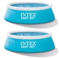 thumbnail image 1 of Intex Piscine hors Terre Gonflable Easy Set 6 Pi x 20 Po, Bleue (Lot de 2), 1 of 9