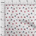 thumbnail image 2 of oneOone Cotton Flex Candy Red Fabric Travel Craft Projects Decor Fabric Printed By The Yard 40 Inch Wide, 2 of 5