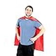 thumbnail image 3 of Costume Agent Adulte Cape de Superhéros Réversible Rouge et Rouge, 3 of 4