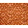 thumbnail image 4 of oneOone Polyester Lycra Orange Fabric Geometric Bandhani Sewing Material Print Fabric By The Yard 56 Inch Wide, 4 of 4