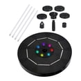 thumbnail image 2 of Outdoor Scene Decorations,Modern Outdoor Decorations for Patio and Yard,Solar Powered Pump with Colorful LED Lights 8 Nozzle Modes Solar Water Pump for Bird Bath Garden Pond Pool and Outdoor Decor, 2 of 8