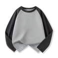 thumbnail image 2 of T-shirts à Manches Longues pour Enfants Filles Garçons Raglan Tee Baseball, 2 of 3