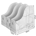 thumbnail image 4 of Sturdy Cardboard Magazine Holder Waterproof Magazine Storage Box Book Bins Desk File Holder Organizer, 4 of 7