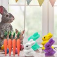 thumbnail image 2 of TIMIFIS Storage Rack, 2.95 Inch Easter Carrot Hanging Ornaments Artificial Easter Foam Glitter Carrots 10Pcs Easter Decorations for Home, 2 of 4
