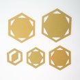 thumbnail image 4 of MasteelfCA 5 Pcs Modèles Hexagonaux de Quilting Patchwork Broderie Modèle Fait Main Outil de Couture DIY, 4 of 7