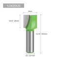 thumbnail image 1 of 1PC 12.7mm Shank Cleaning Bottom Router Bit Milling Cutter Engraving Woodworking, 1 of 6