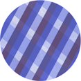 thumbnail image 1 of Ahgly Company Tapis Rond Lavable en Machine Intérieur Transitionnel Bleu Ciel, 6 Pieds Rond, 1 of 7