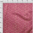 thumbnail image 3 of oneOone Cotton Poplin Fuschia Pink Fabric Block Craft Projects Decor Fabric Printed By The Yard 56 Inch Wide-II, 3 of 5