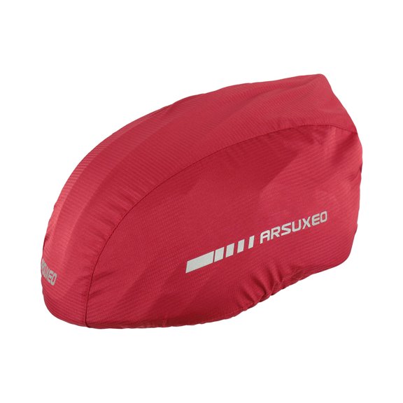 Housse de Casque de Vélo Imperméable avec Bande Réfléchissante, Couvre-Casque de Vélo, Housse de Pluie pour Casque de Vélo de Route, Housse pour Casque de Vélo contre l'Eau et la Neige