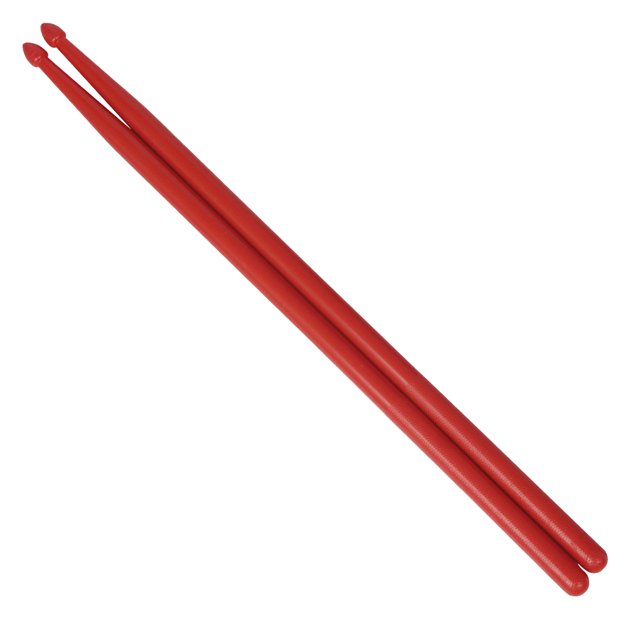yingyy 2Pcs Nylon Tambour Rythme Bâtons Maillets Percussion Enfant Baguettes Instrument de Musique Débutants Adultes Professionnels Rouge Jaune