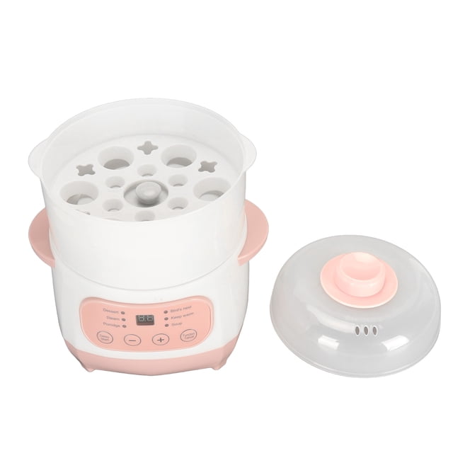 Electric Stew Pot, 1 L Appointment Timing Smart Prevent Dry Burning Ceramic Electric Soup Pot, Small Slow Cooker Small Kitchen Appliance for Home