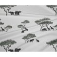 thumbnail image 4 of oneOone Polyester Lycra Fabric Tree & Animals Ikat Printed Craft Fabric BTY 56 Inch Wide, 4 of 4