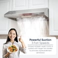thumbnail image 4 of Pacific TruSteam SC81 30" Stainless Steel Range Hoods, 4 of 9