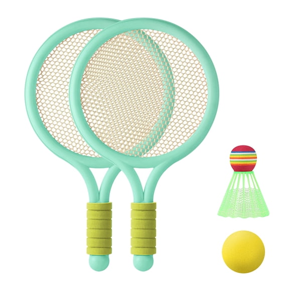 Lksixu Toddler Toys Educational Baby Toys Children's Badminton Racket Toy Outdoor Sports and Leisure Double Tennis Racket Indoor and Outdoor Parent-child Interaction Learning Toys for Kids