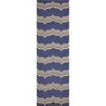 thumbnail image 1 of HomeRoots 353999 2 ft. 3 in. x 7 ft. 6 in. Runner Wool Indigo & Pumice Area Rug, 1 of 1