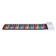 thumbnail image 1 of Roll Up Piano, 49 Keys Portable Hand Roll Piano USB Rechargeable Folding  for Travel, 1 of 7