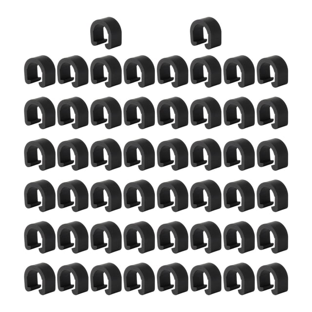 Almencla 50 Pcs Pinces en C pour Vélo Outils de Réparation Robustes Support de Câble de Durite de Frein