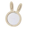 thumbnail image 2 of thinsony Kids Busy Board DIY Material Activity Sensory Board Parts for Toddler Gifts Rabbit Mirror, 2 of 8