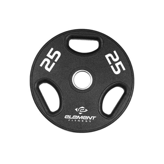 Element Fitness 25 lb Virgin Rubber Olympic Plate Pro 2 Inch Low Odour