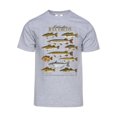 thumbnail image 1 of Gravity Trading T-Shirt à Manches Courtes pour Hommes Freshwater Records - Gris Chiné - 2TG, 1 of 1