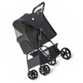 thumbnail image 3 of Pet Pet Stroller Lightweight Foldable Ventilate Oxford Portable Small Dog Stroller for Dogs Cats, 3 of 8
