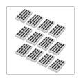 thumbnail image 1 of 12 Pcs Filtres à Air Pièce de Rechange d'Accessoires de Débit de Réfrigérateur pour W10311524 AIR1, 1 of 7