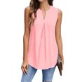 thumbnail image 2 of LYMAYTER Women Tees Summer Fallow All Match Tees Tops for Female Fashion Pullover Soft Loose Tees Tops S-2XL, 2 of 7