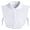 Round Collar, White, variant on Detachable Faux White Dickie Blouse Fake Collar for Women Stylish Accessory Layering Piece