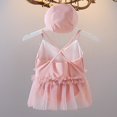 thumbnail image 3 of Kids Girls Bikini Set  Solid/Strawberry Print Swimsuit + Swimming Cap, 3 of 9