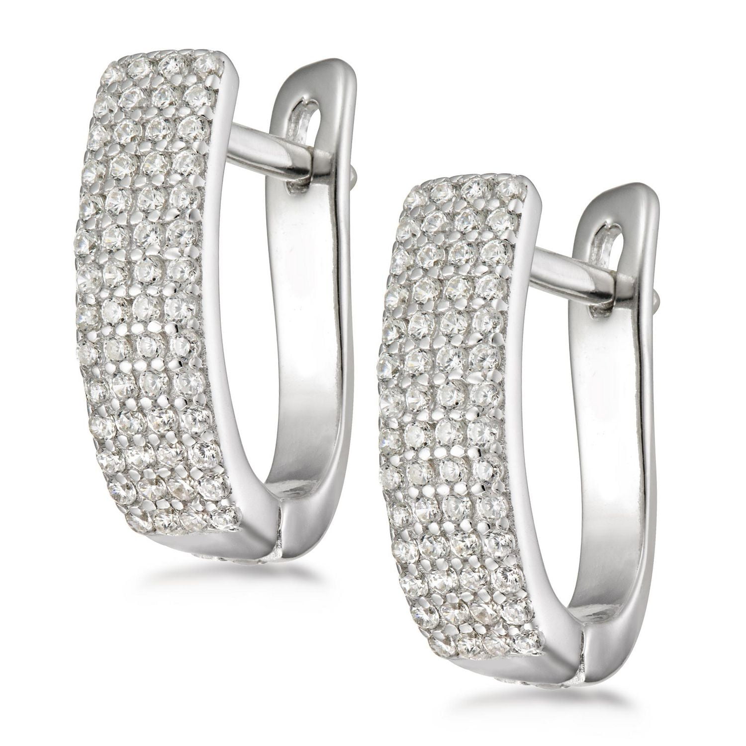 BOUCLES D'OREILLES QUINTESSENTIELLES EN ARGENT MASSIF