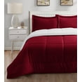 thumbnail image 2 of Reversible Mink & Berber Plush Sherpa Comforter Set, 2 of 3
