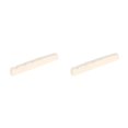 thumbnail image 1 of Maoww Replacement For Fender Strat ST Electric Guitar Bone Nut 6 String Guitar Bridge Saddle Instrument Accessories white 42*3.5*5.3mm 2Set, 1 of 6