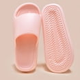 thumbnail image 4 of Mens and Womens Home Slippers Simplicity Solid Color Quick Drying Soft Sole Comfortable Non-Slip Indoor and Outdoor EVA Slippers Pink-03, 4 of 5