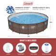 thumbnail image 3 of Coleman Power Steel Swim Vista 18' x 48" Above Ground Swimming Pool Set, 3 of 12