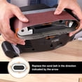 thumbnail image 3 of TACKLIFE PSFS1A 600W Belt Sander Bench Sander With Variable Speed Control Dust Box Vacuum Adapters 3M Length home/home other Cord, 3 of 6