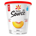 thumbnail image 1 of Yoplait Source 0% Smooth Traditional Yogurt, Peach, No Added Sugar, 630g, 1 of 5