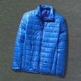 thumbnail image 3 of Cameland Men's Winter Down Jacket Zipper Cardigan Pocket Long Sleeve Padded Jacket Coat, 3 of 3