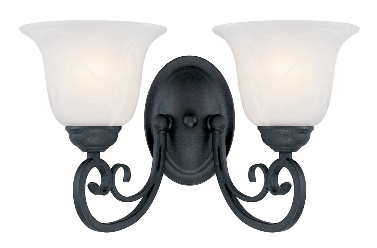 Hardware House 54-4866 Tuscany 2-Light Wall and Bath Light Fixture
