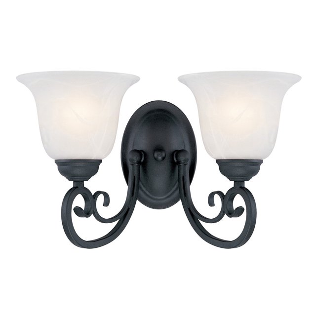Hardware House 54-4866 Tuscany 2-Light Wall and Bath Light Fixture