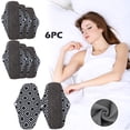 thumbnail image 1 of Vaidha 6pcs Cloth Sanitary Pads Reusable Feminine Menstrual Pad General Cloth, 1 of 2