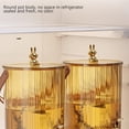 thumbnail image 4 of Cold Brew Pitcher with Tap - Beverage Dispenser with Faucet, Large Capacity Drink Pitcher for Refrigerator, Leak Proof & Portable, Gold, JKODE, 4 of 8