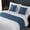 Blue, variant on European Hotel Hotel Bed Tail Towel Bed Flag Towel Bed Cover Home Bed Tail Decoration 19.68x 94.48in