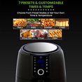 thumbnail image 4 of Simple Living Products XL 5.8QT Hot Digital Air Fryer. Includes 8 Presets & Keep Warm Function, 4 of 5