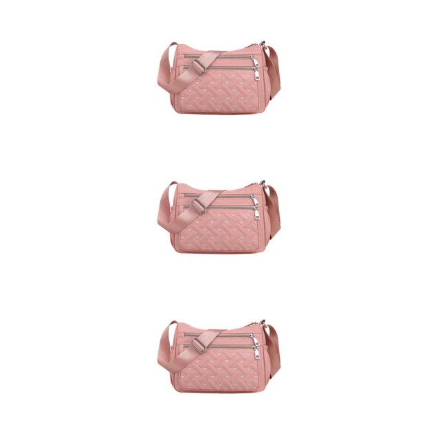 Maytalsory Crossbody Bag Premium For Multipurpose Large Capacity Polyester Messenger Bag Premiun Multiple Occations Gift pink 3Set