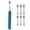 Blue, variant on Dvkptbk Electric Toothbrush, Soft Toothbrushes for Adults And Kids 6 Brush Heads, One Charge Use for 90 Days, 5 Modes 2 Minutes Build In Smart Timer, Rechargeable Toothbrushes