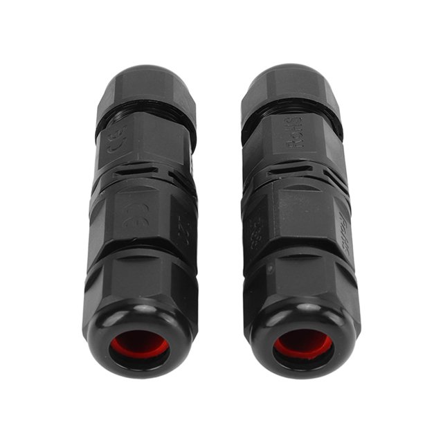 Waterproof Electrical Connector, Safe Reliable IP68 Waterproof 2 Pcs Wide Applications 6-12mm² Aviation Connector Screw Crimping For Lighthouses